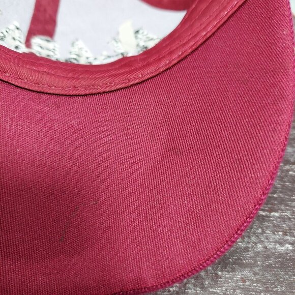 Alabama Embroidered Trucker Hat Red Mesh Snapback Cap Roll Tide  Houndtooth - Picture 9 of 11